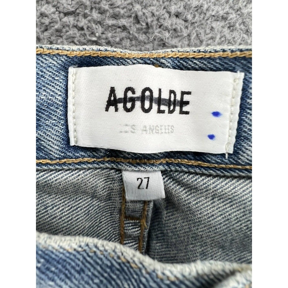 Agolde 90s Midrise Loose Fit Jeans Unhinged - Picture 10 of 12